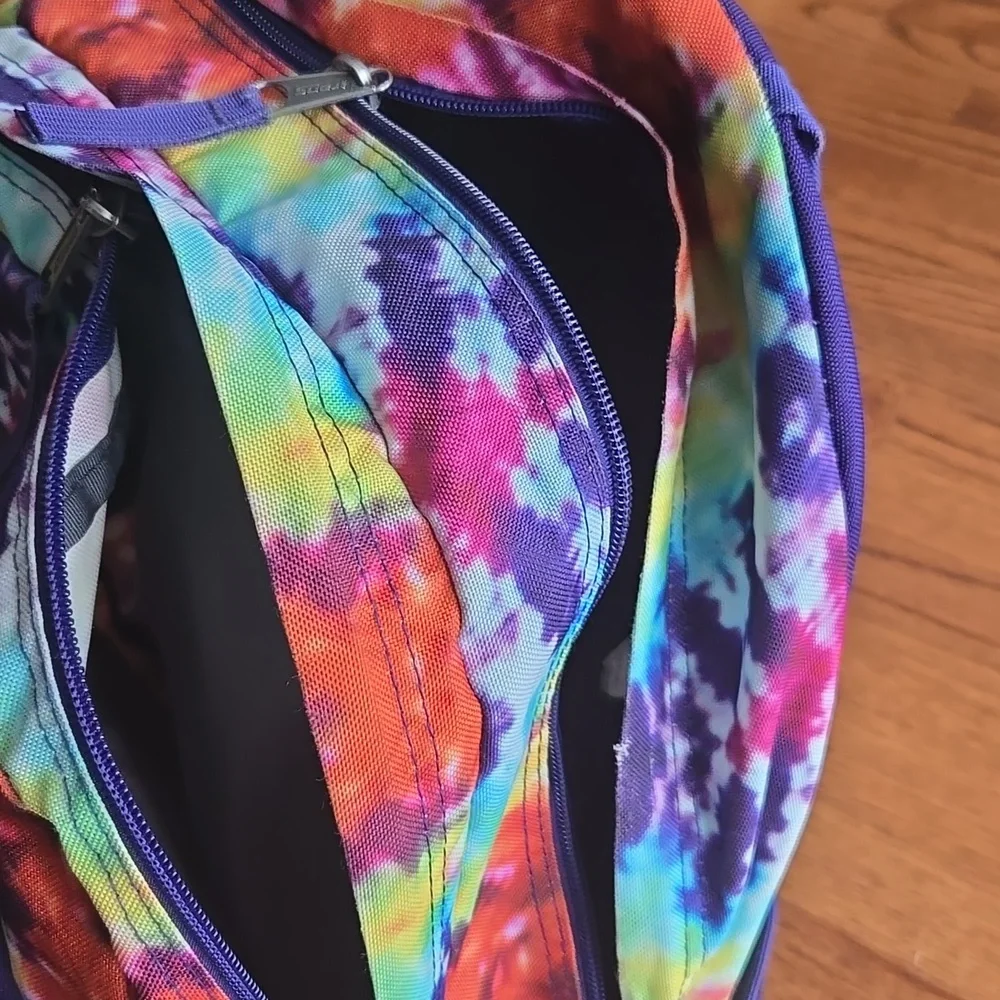 Jan-Sport TransTie-Dye Multi-Compartment Zipper Backpack